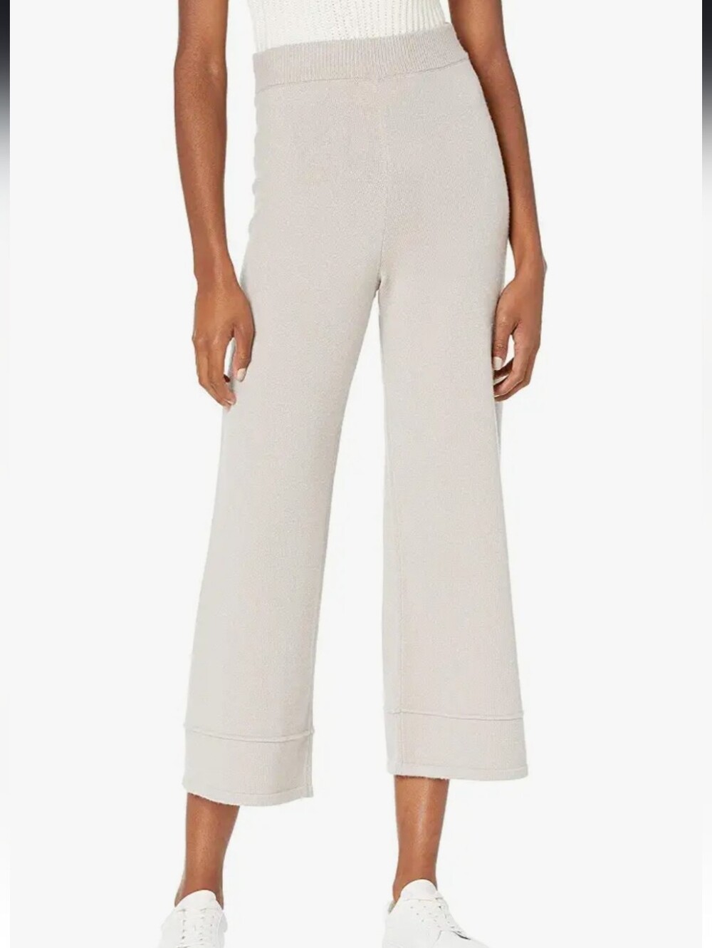 New W Tags The Drop Bernadette Loose Fit Cropped Sweater Pants Knit Lounge Sz S